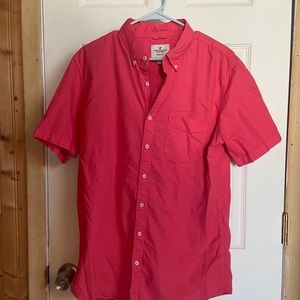 American eagle short sleeve button up